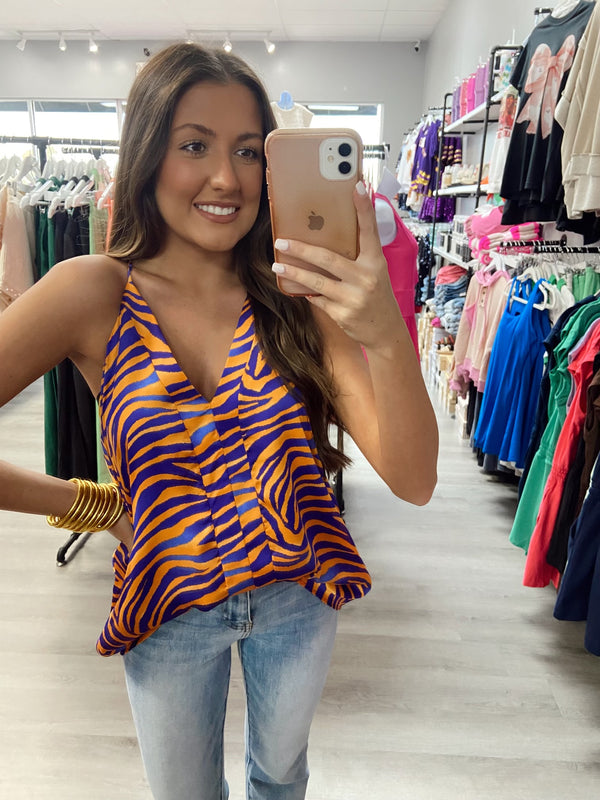 Tiger Stripe Tank Top