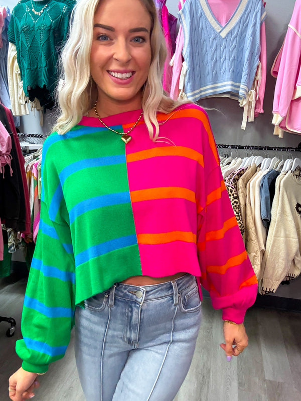 Mix and Match Striped Top