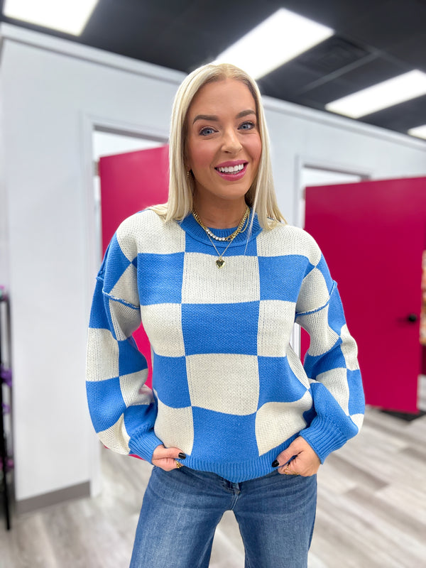 BLACK FRIDAY | Checkered Sweater