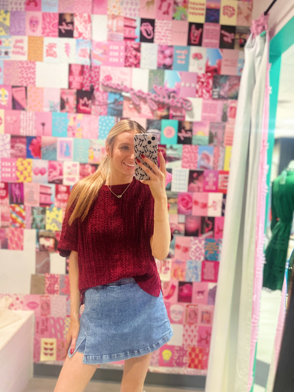 Ultra Soft Short Sleeve Sweater