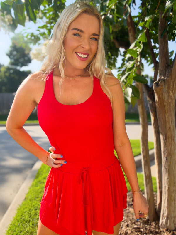Out And About Athletic Romper