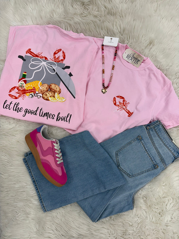 Crawfish Boil Bow Graphic Tee
