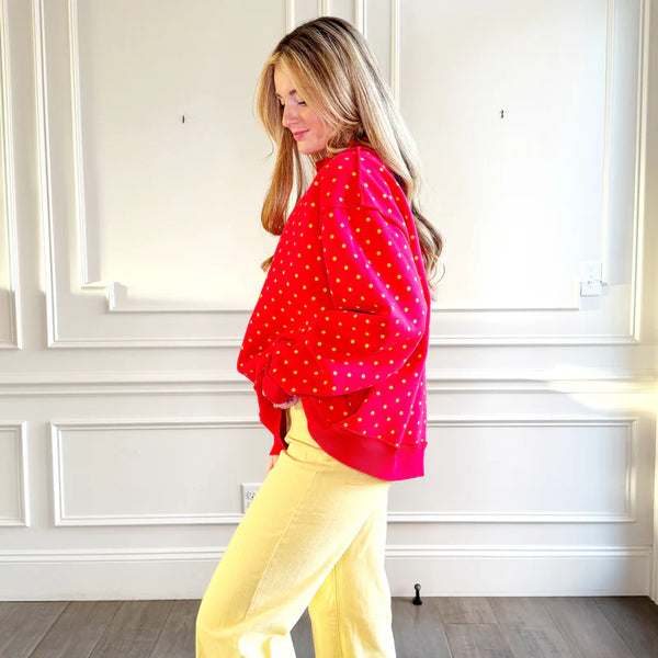 Go K-C! Mock Neck Reversible Sweatshirt