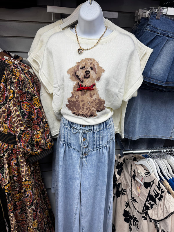 A Girl's Best Friend Dog Sweater