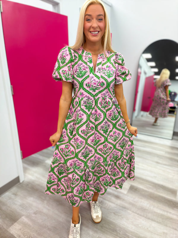 The Market Day Midi | Pink