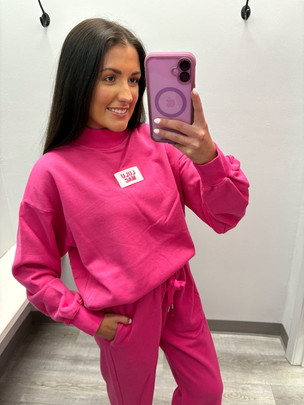 Terry Cloth Mock Neck Top | LULU MAC