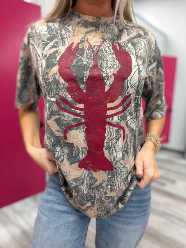 Crawfish Camo Graphic Tee