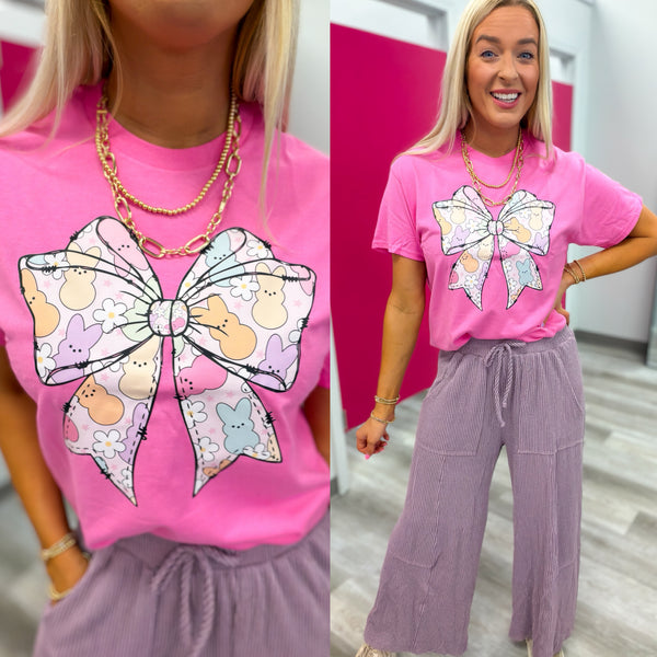 Dusty Lavender Ribbed Pants