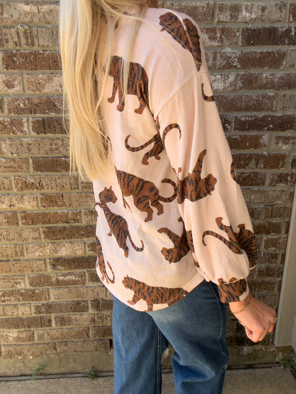 Tiger Long-Sleeve Top
