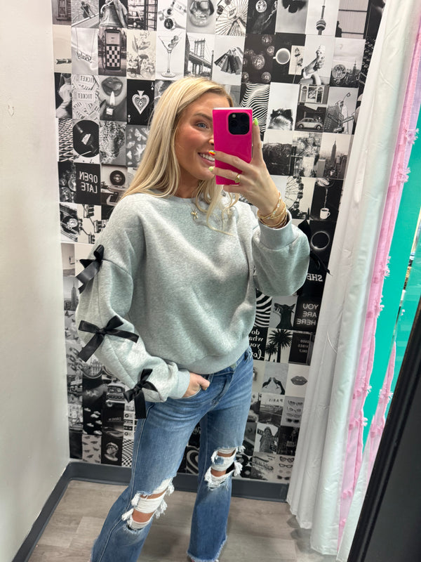 Bows on My Sleeve Sweatshirt