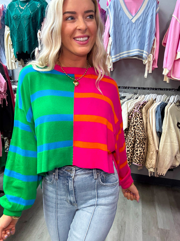 Mix and Match Striped Top