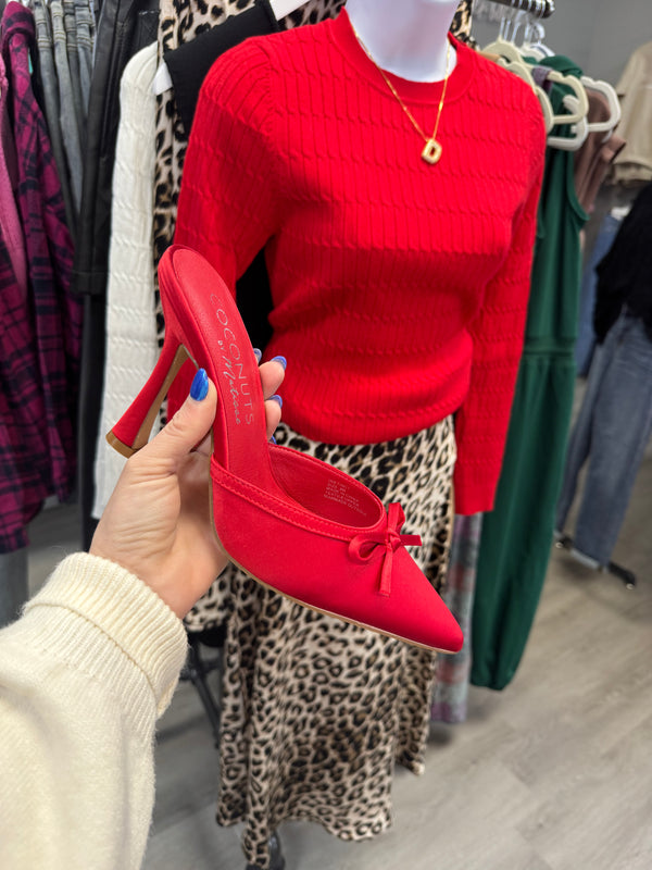 Red Bow Heel | FINAL SALE