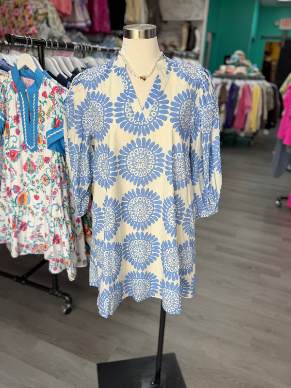 Wait and See Floral Mini Dress