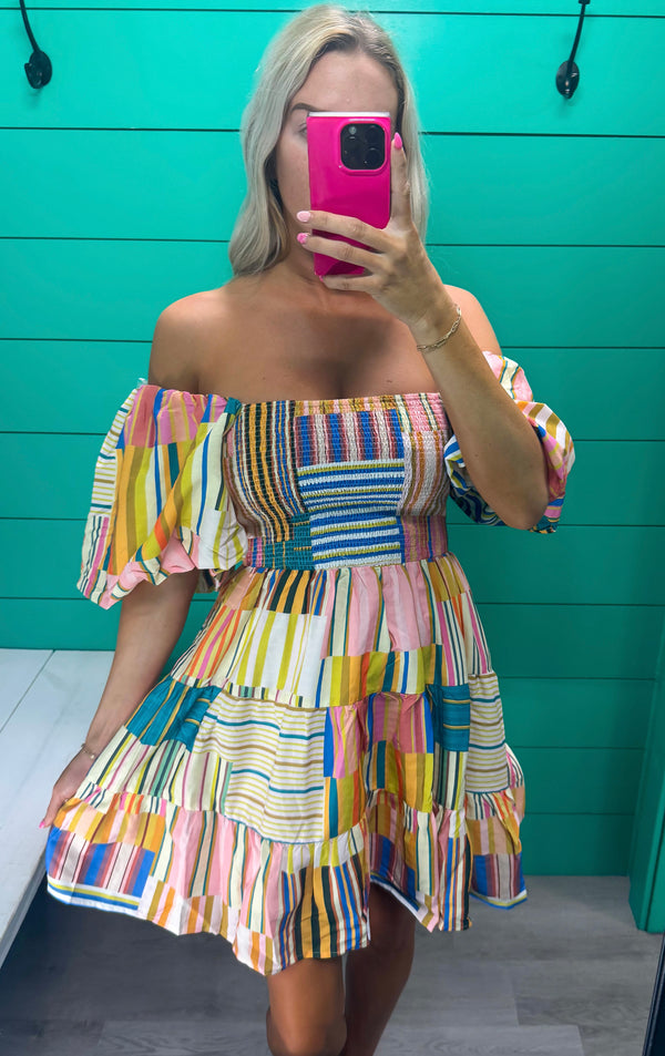 Summer Flair Pattern Dress