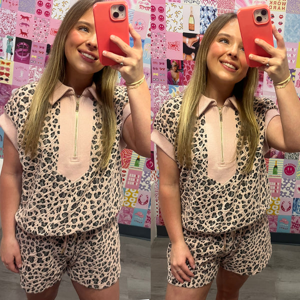 Leopard Zip TOP