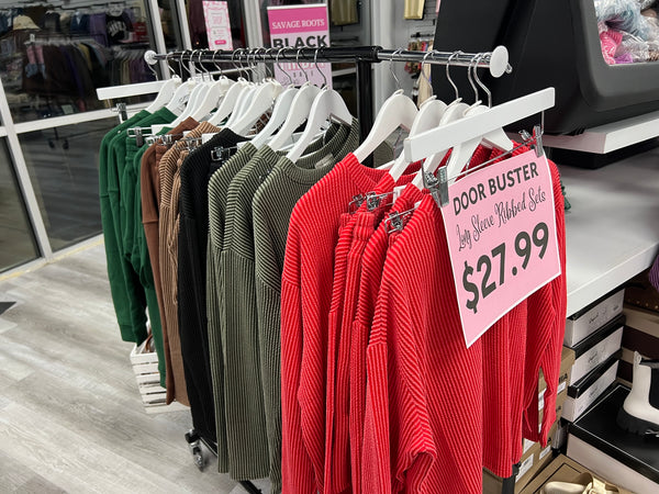 BLACK FRIDAY | Ribbed Set Long Sleeve Set