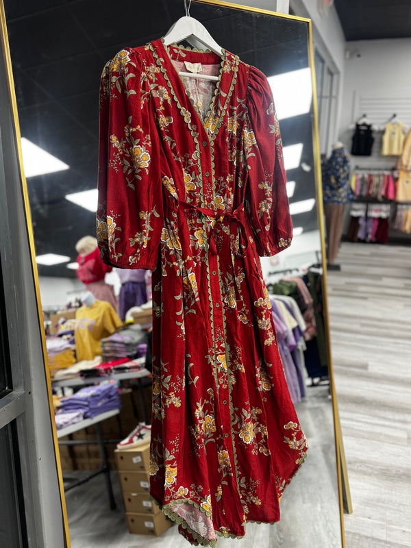 Meet Me There Floral Midi