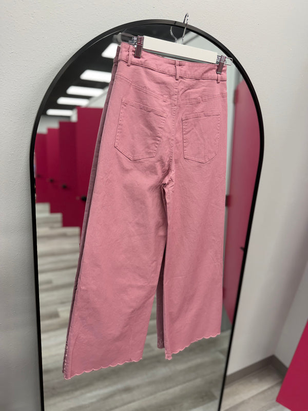 Sweet Escape Scallop Pants