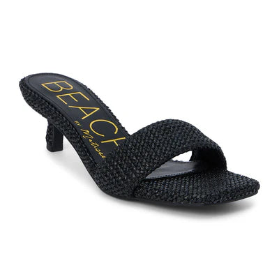 Capricorn Heeled Sandal Black