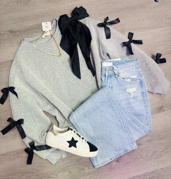 Bows on My Sleeve Sweatshirt