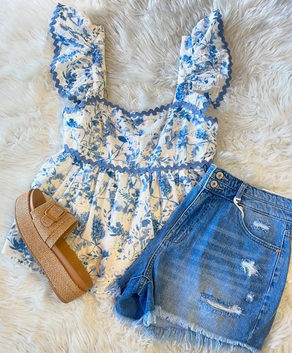 Floral Elegance Top