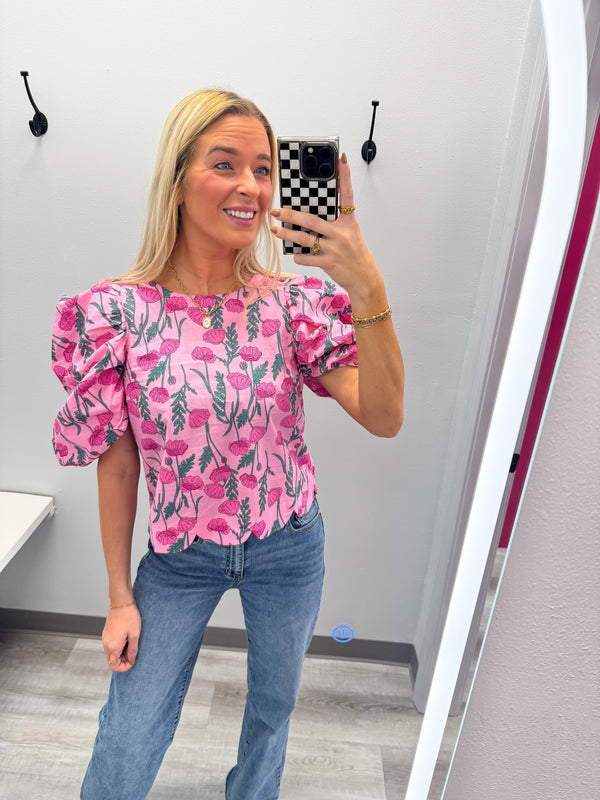 Pocket Full of Posies Top