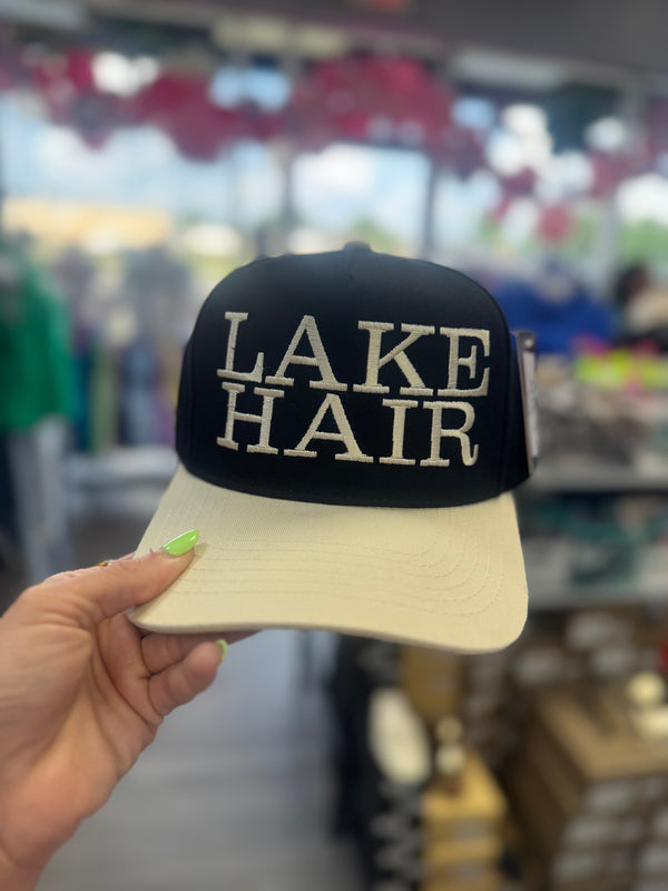Lake Hair Trucker Hat