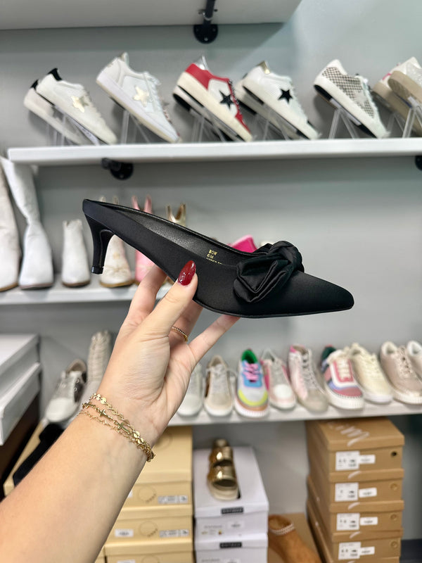 Bow Kitten Heels