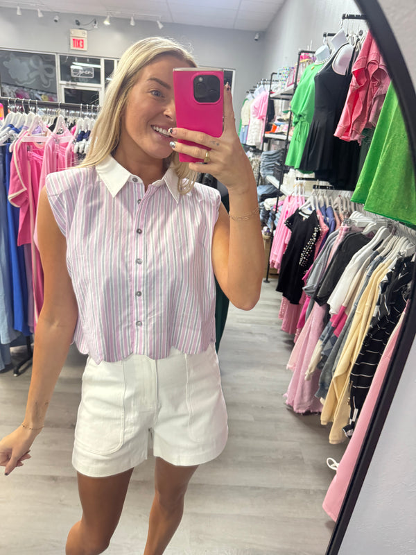 In The Moment White Shorts