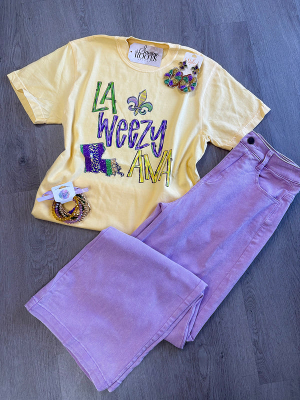 Days Like These Lavender Denim Pants