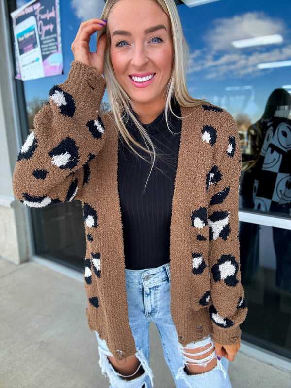 Keep Me Cozy Leopard Cardigan