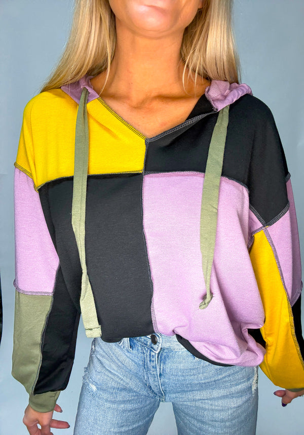 Mardi Gras Hooded Pullover