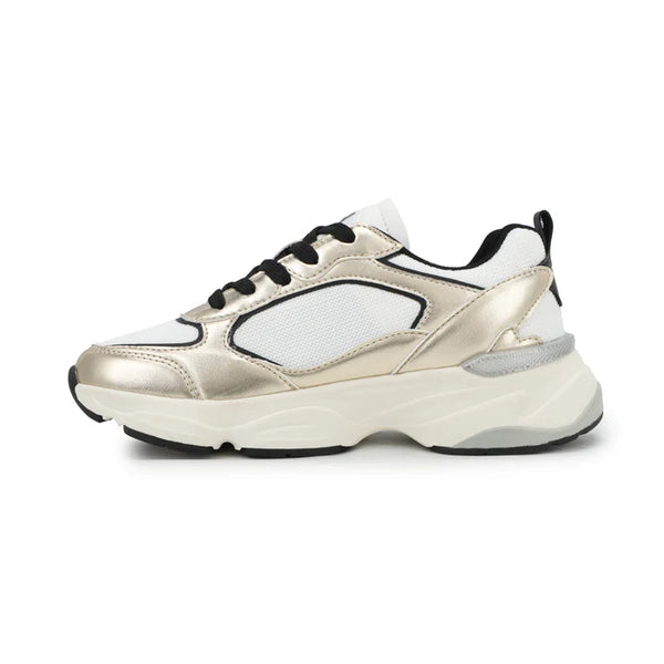 The Dash Sneaker Gold and Black