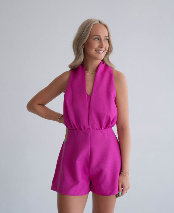 Enchanted With You High Neck Romper