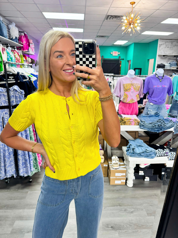 What About It Button Light Wash Denim Pants