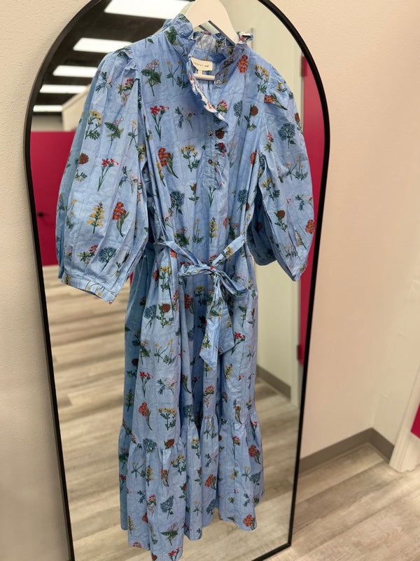 Forget-Me-Not Floral Dress