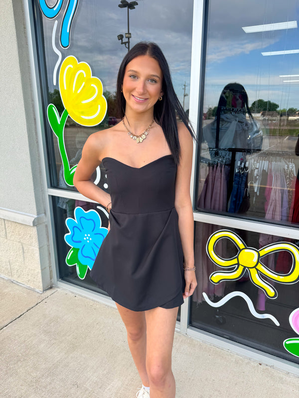 She's a Stunner Strapless Romper