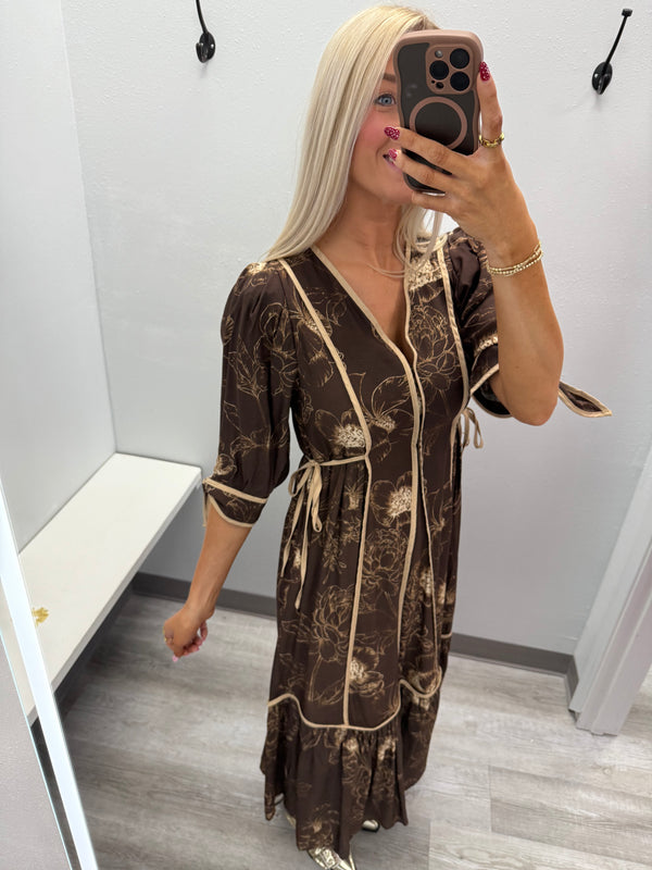 Anywhere with You Dress | Brown