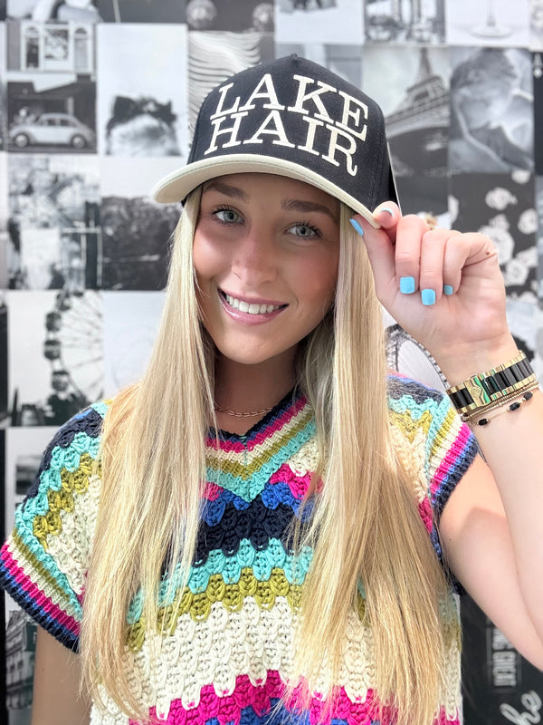 Lake Hair Trucker Hat