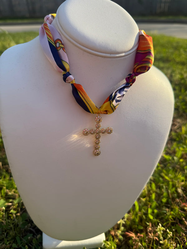 Scarf Bandana Charm Necklaces