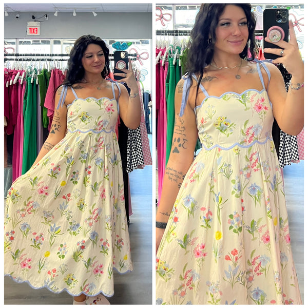 Meadow Muse Midi Dress