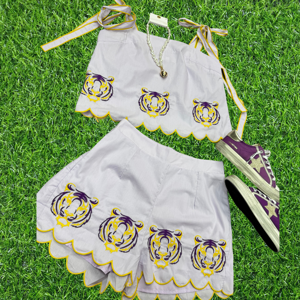 Gameday Tiger Spirit Embroidered Set