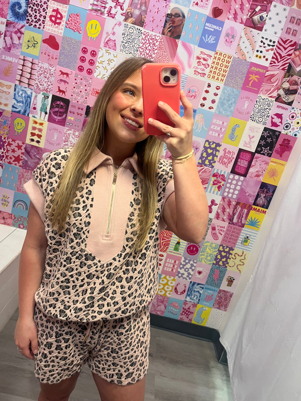 Leopard Zip TOP