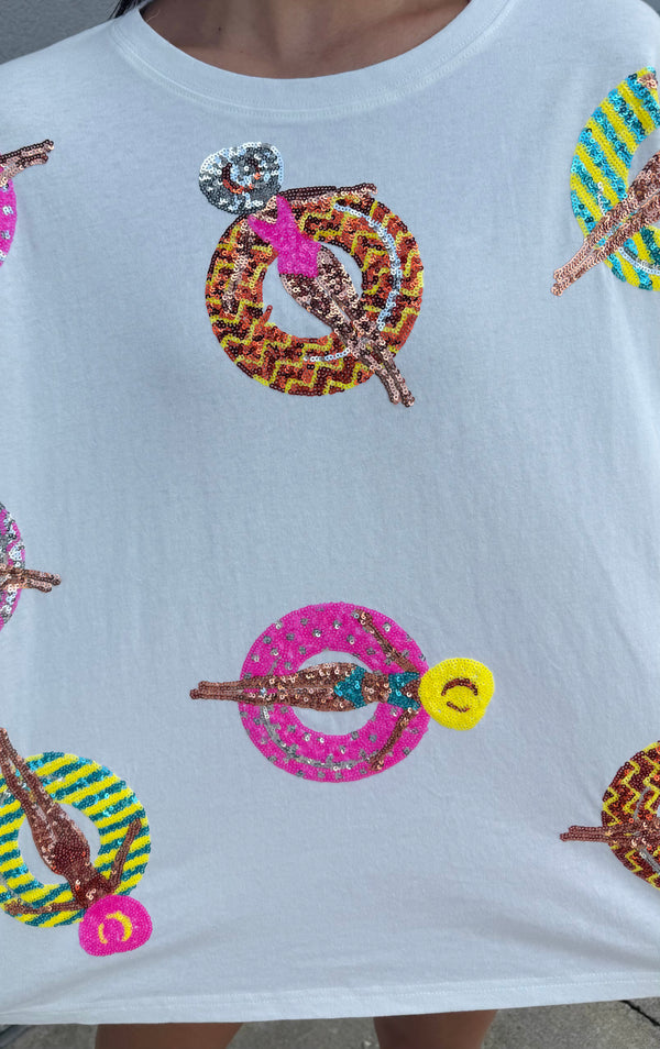 Pool Days Sequin Top