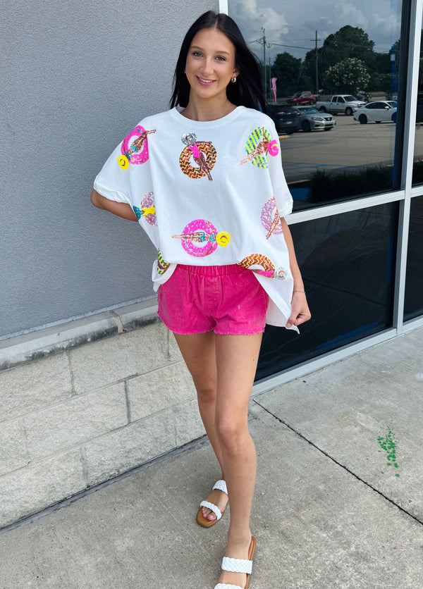 Pool Days Sequin Top