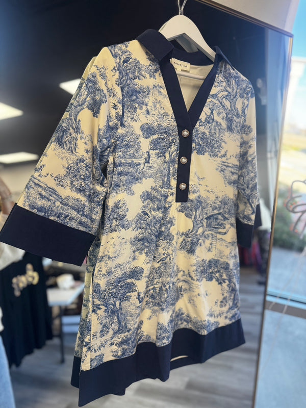 Story Book Dress | Blue