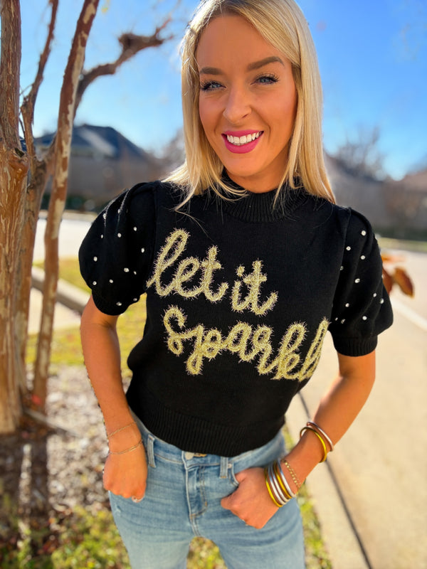 Let It Sparkle Top