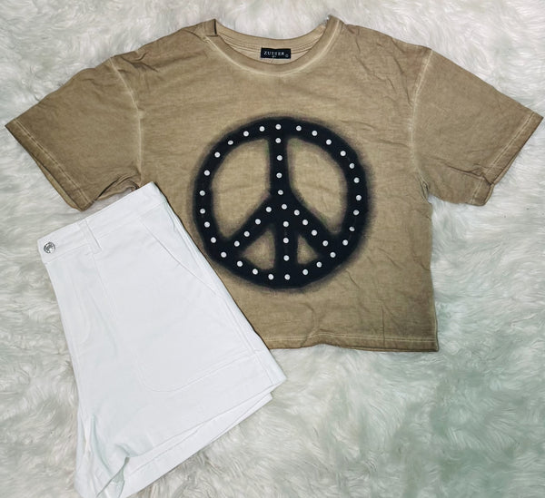 Peace Sign Graphic Tee