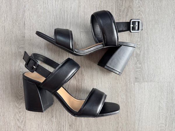Black Ankle Strap Sandal