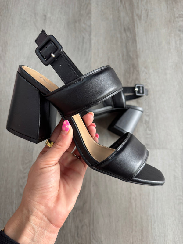 Black Ankle Strap Sandal